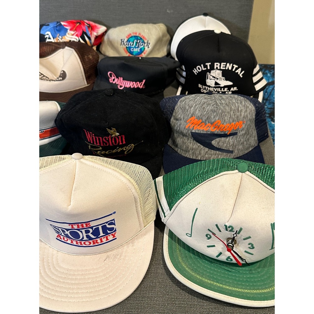 Vintage Trucker Hat Lot - Picture 4 of 11